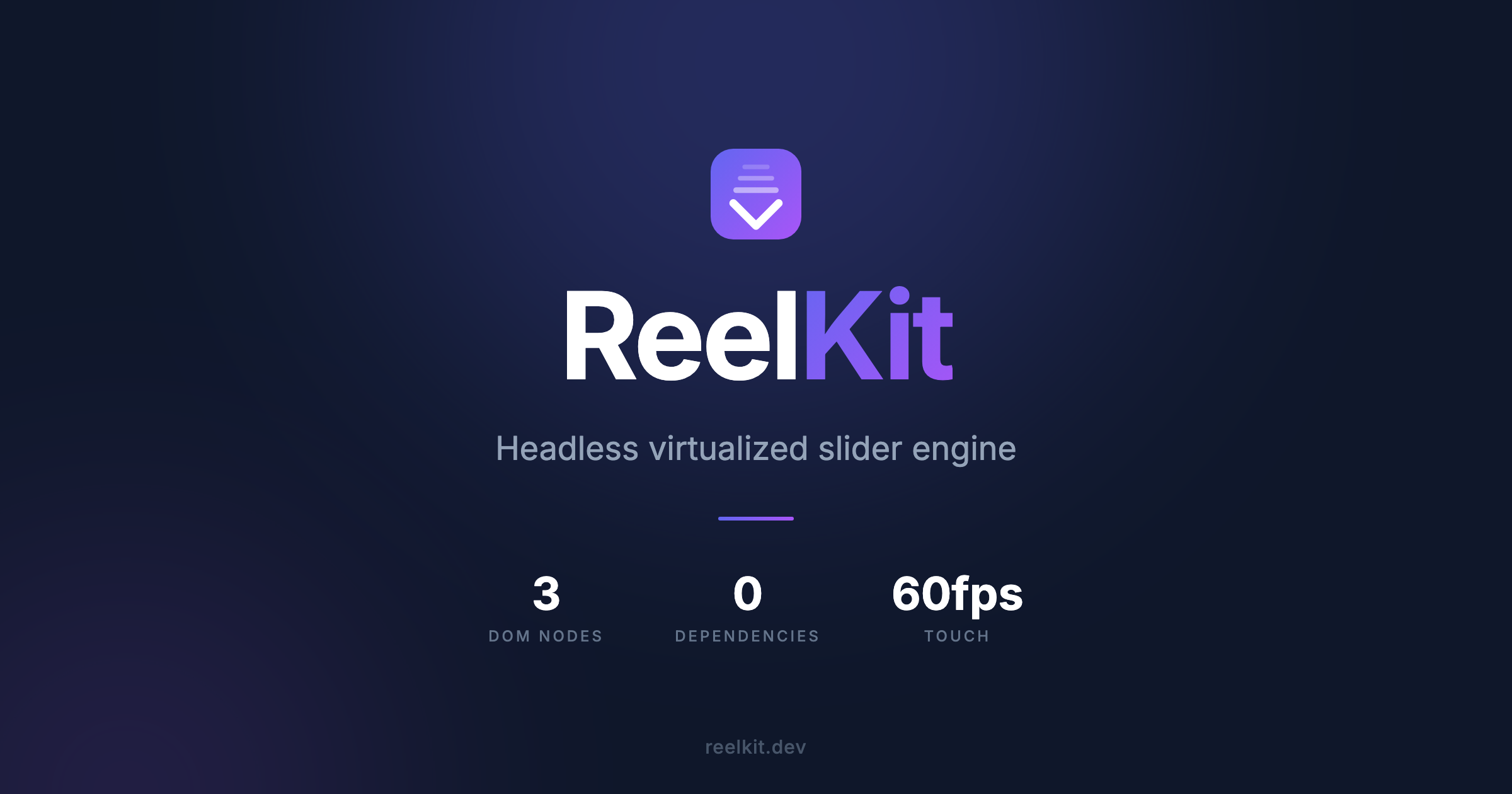 ReelKit - Headless Virtualized Slider for React